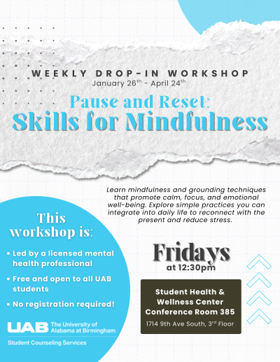 Pause and Reset: Skills for Mindfulness